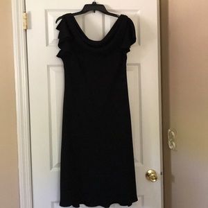 Black cocktail dress